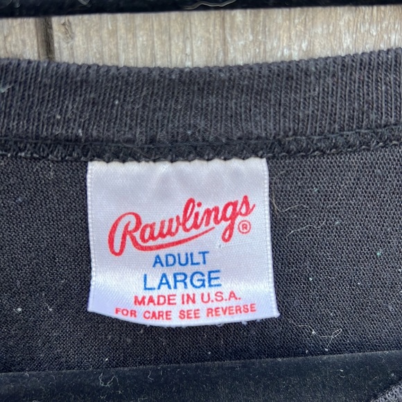 Vintage 80s Rawlings Men’s Los Angeles Raiders 34 T-Shirt - Picture 3 of 8